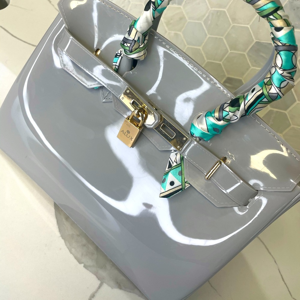 Gray Jelly Tote